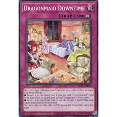 [ Bài Yugioh Chính Hãng ] SLF1-AE079 Dragonmaid Downtime - Common