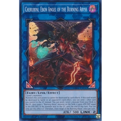 [ Bài Yugioh Chính Hãng ] Cherubini, Ebon Angel of the Burning Abyss - RA01-EN042 - Super Rare