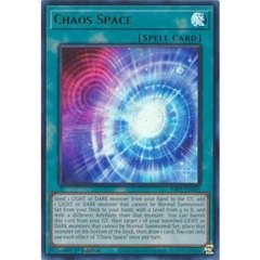 [ Bài Yugioh Chính Hãng ] Chaos Space - RA01-EN065 - Ultra Rare