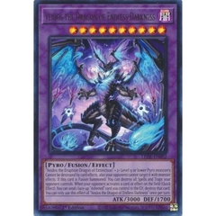 [ Bài Yugioh Chính Hãng ] Veidos the Dragon of Endless Darkness - LEDE-EN092 - Ultra Rare 1st Edition