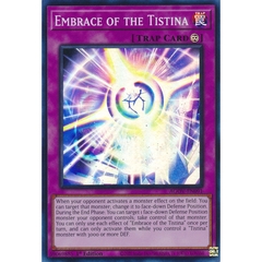 [ Bài Yugioh Chính Hãng ] Embrace of the Tistina - AGOV-EN091 - Super Rare 1st Edition