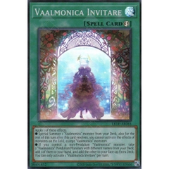 [ Bài Yugioh Chính Hãng ] LEDE-AE065 Vaalmonica Invitare (SR)