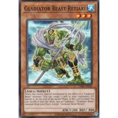 [ Bài Yugioh Chính Hãng ] CR06-AE046 Gladiator Beast Retiari - Common