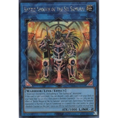 [ Bài Yugioh Chính Hãng ] ROTA-AE111 Battle Shogun of the Six Samurai - Secret Rare
