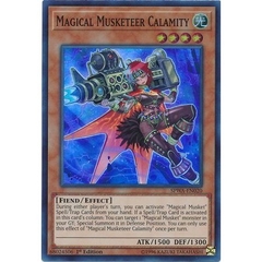 [ Bài Yugioh Chính Hãng ] Magical Musketeer Calamity - SPWA-EN020 - Super Rare 1st Edition