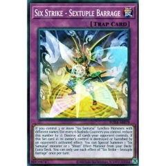 [ Bài Yugioh Chính Hãng ] SUDA-AE078 Six Strike - Sextuple Barrage - Common