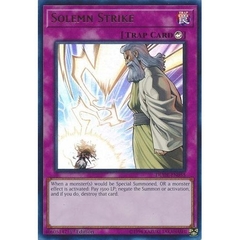 [ Bài Yugioh Chính Hãng ] Solemn Strike - DUDE-EN055 - Ultra Rare 1st Edition