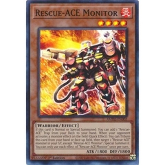 [ Bài Yugioh Chính Hãng ] Rescue-ACE Monitor - AMDE-EN003 - Super Rare 1st Edition