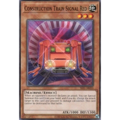 [ Bài Yugioh Chính Hãng ] SLF1-AE010 Construction Train Signal Red - Common