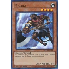 [ Bài Yugioh Chính Hãng ] Mezuki - MAMA-EN050 - Ultra Rare 1st Edition