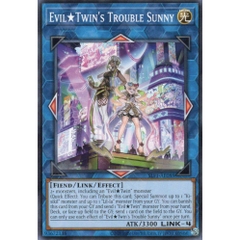 [ Bài Yugioh Chính Hãng ] SLF1-AE088 Evil Twin's Trouble Sunny - Common