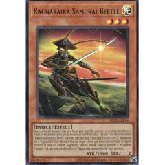 [ Bài Yugioh Chính Hãng ] LEDE-AE014 Ragnaraika Samurai Beetle (SR)
