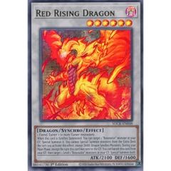 [ Bài Yugioh Chính Hãng ] Red Rising Dragon - SDCK-EN048 - Ultra Rare 1st Edition