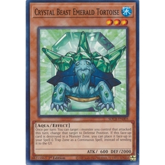 [ Bài Yugioh Chính Hãng ] Crystal Beast Emerald Tortoise - SDCB-EN003 - Common 1st Edition