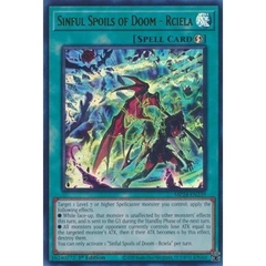 [ Bài Yugioh Chính Hãng ] Sinful Spoils of Doom - Rciela - MP24-EN239 - Ultra Rare 1st Edition