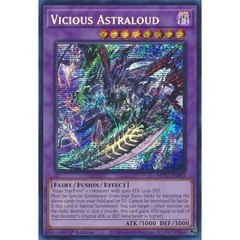 [ Bài Yugioh Chính Hãng ] Vicious Astraloud - MP24-EN083 - Prismatic Secret Rare 1st Edition
