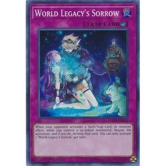[ Bài Yugioh Chính Hãng ] World Legacy's Sorrow - FLOD-EN073 - Super Rare 1st Edition