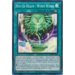 [ Bài Yugioh Chính Hãng ] Ryu-Ge Realm - Wyrm Winds - CRBR-EN039 - 1st Edition