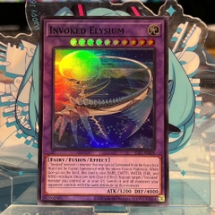 [ Bài Yugioh Chính Hãng ] SLF1-AE028 Invoked Elysium - Super Rare