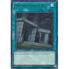[ Bài Yugioh Chính Hãng ] Preparation of Rites - AMDE-EN055 - Rare 1st Edition
