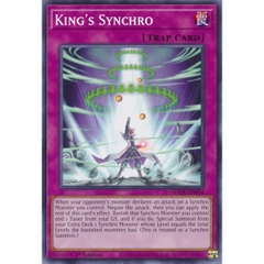 [ Bài Yugioh Chính Hãng ] King's Synchro - SDCK-EN034 - Common 1st Edition