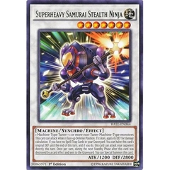 [ Bài Yugioh Chính Hãng ] Superheavy Samurai Stealth Ninja - RATE-EN044 - Rare 1st Edition