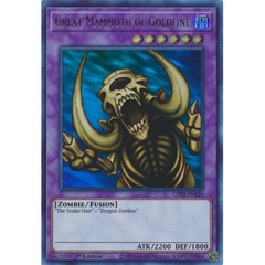 [ Bài Yugioh Chính Hãng ] Great Mammoth of Goldfine - GFP2-EN120 - Ultra Rare 1st Edition