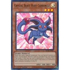 [ Bài Yugioh Chính Hãng ] Crystal Beast Ruby Carbuncle - BLCR-EN047 - Ultra Rare 1st Edition