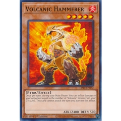 [ Bài Yugioh Chính Hãng ] Volcanic Hammerer - LD10-EN052 - Common 1st Edition