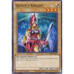 [ Bài Yugioh Chính Hãng ] Queen's Knight - STAX-EN001 - Common