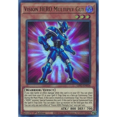 [ Bài Yugioh Chính Hãng ] Vision HERO Multiply Guy - GFP2-EN056 - Ultra Rare 1st Edition