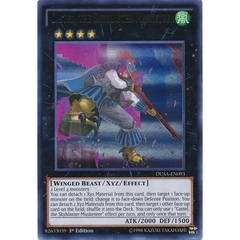 [ Bài Yugioh Chính Hãng ] Castel, the Skyblaster Musketeer - DUSA-EN093 - Ultra Rare 1st Edition