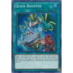 [ Bài Yugioh Chính Hãng ] Quick Booster - DASA-EN057 - Super Rare 1st Edition