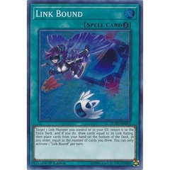 [ Bài Yugioh Chính Hãng ] Link Bound - FLOD-EN063 - Super Rare 1st Edition