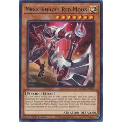 [ Bài Yugioh Chính Hãng ] Mekk-Knight Red Moon - MAZE-EN045 - Rare 1st Edition