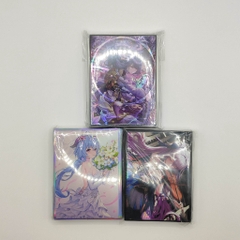 Bọc Bài Card Sleeve Hình Nhân Vật Genshin Impact Có Foil