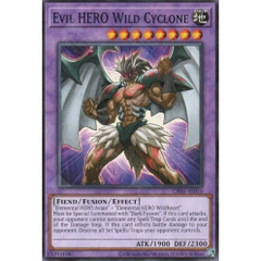 [ Bài Yugioh Chính Hãng ] CR06-AE010 Evil HERO Wild Cyclone - Common