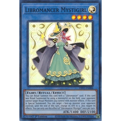 [ Bài Yugioh Chính Hãng ] Libromancer Mystigirl - DIFO-EN086 - Super Rare 1st Edition