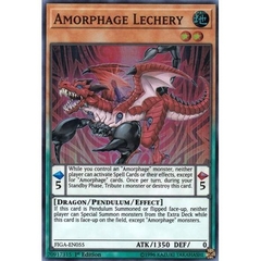 [ Bài Yugioh Chính Hãng ] Amorphage Lechery - FIGA-EN055 - Super Rare 1st Edition