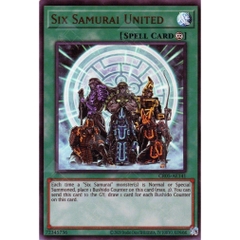 [ Bài Yugioh Chính Hãng ] CR05-AE141 Six Samurai United - Ultra Rare