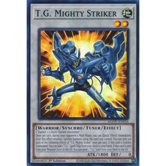 [ Bài Yugioh Chính Hãng ] T.G. Mighty Striker - AGOV-EN034 - Super Rare 1st Edition