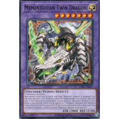 [ Bài Yugioh Chính Hãng ] LEDE-AE037 Mementotlan Twin Dragon - Rare