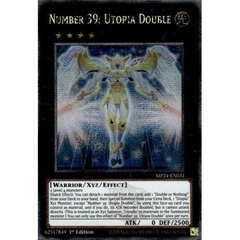 [ Bài Yugioh Chính Hãng ] Number 39: Utopia Double - MP24-EN031 - Quarter Century Rare 1st Edition