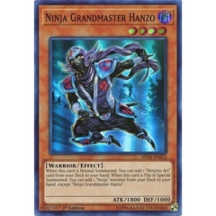 [ Bài Yugioh Chính Hãng ] Ninja Grandmaster Hanzo - SHVA-EN022 - Super Rare 1st Edition