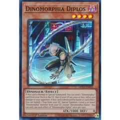 [ Bài Yugioh Chính Hãng ] Dinomorphia Diplos - MP23-EN010 - Super Rare 1st Edition