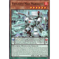 [ Bài Yugioh Chính Hãng ] CR01-AE143 Vaylantz Mad Marquess (N)