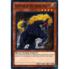 [ Bài Yugioh Chính Hãng ] Guldfaxe of the Nordic Beasts - LEHD-ENB04 - Common 1st Edition