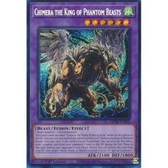 [ Bài Yugioh Chính Hãng ] Chimera the King of Phantom Beasts - MP24-EN095 - Prismatic Secret Rare 1st Edition