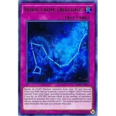 [ Bài Yugioh Chính Hãng ] Born From Draconis - BLRR-EN017 - Ultra Rare 1st Edition