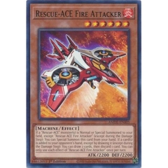 [ Bài Yugioh Chính Hãng ] Rescue-ACE Fire Attacker - AMDE-EN005 - Rare 1st Edition